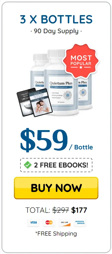 Quietum Plus 3 Bottles